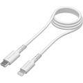 多摩電子工業 USB-C to Lightning ケーブル 抗菌(1．0m) ホワイト TH212LC10QW