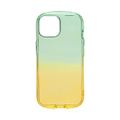 Hamee iPhone 15用TPUケース iFace Look in Clear Lolly フォレスト/アプリコット 41-960615