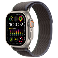 Apple Apple Watch Ultra 2(GPS + Cellularモデル)- 49mm チタニウムケースとブルー/ブラックトレイルループ-S/M MRF53J/A