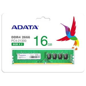 ADATA Premier DDR4-2666(PC4-21300) 16GB(8GB×2) AD4U266638G19-D-イメージ1