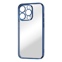 レイアウト iPhone 14 Pro用TPUソフトケース META Perfect ブルー RT-P37PFC2/AM