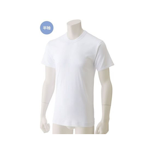 ケアファッション 半袖丸首シャツ(2枚組)(紳士) ホワイト M FCP5256-03802001-イメージ1