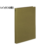 コクヨ フラットファイル〈NEOS〉厚とじ A4タテ オリーブグリーン 10冊 F010552-ﾌ-NEW10DG