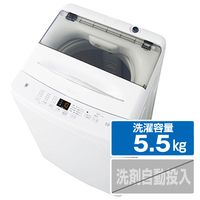 ハイアール 5．5kg全自動洗濯機 ホワイト JW-U55B-W