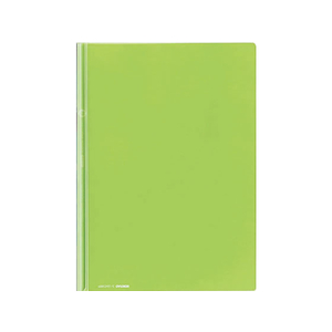 コクヨ レールクリヤーホルダー〈カラーズ〉A4 20枚収容 イエローグリーン 1冊 F827553-ﾌ-TPC760YG-イメージ1