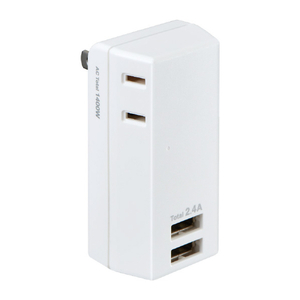 エルパ タップ USB2ポート AC2個口 UA-222L-イメージ1