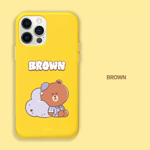 LINE FRIENDS iPhone 12/iPhone 12 Pro用Dreamy Night カラーソフトケース [公式ライセンス品] CONY KCE-CSB072-イメージ11