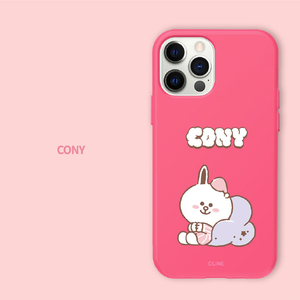 LINE FRIENDS iPhone 12/iPhone 12 Pro用Dreamy Night カラーソフトケース [公式ライセンス品] CONY KCE-CSB072-イメージ12