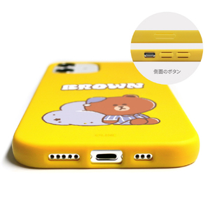 LINE FRIENDS iPhone 12/iPhone 12 Pro用Dreamy Night カラーソフトケース [公式ライセンス品] CONY KCE-CSB072-イメージ7