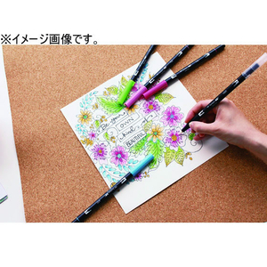 トンボ鉛筆 デュアルブラッシュペン ABT Asparagus F039961-AB-T192-イメージ4