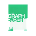 SAKAEテクニカルペーパー グラフ用紙 A4 1ミリ方眼上質グリーン色 50枚 FC73611-A4-12