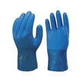 ショーワグローブ 塩化ビニール手袋 簡易包装耐油ビニロ-ブ1Pk袋=10双 青 L FC014FP-3563316