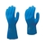ショーワグローブ 塩化ビニール手袋 簡易包装耐油ビニロ-ブ1Pk袋=10双 青 L FC014FP-3563316-イメージ4