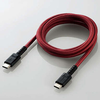 エレコム USB2.0ケーブル C-C/PD対応 高耐久 1.2m MPA-CCSPNRDシリーズ レッド MPA-CCS12PNRD