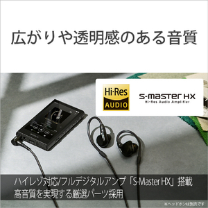 SONY デジタルオーディオ(32GB) ウォークマン ブラック NW-A306 B-イメージ4