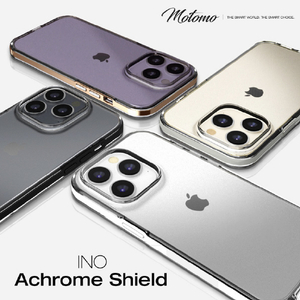 motomo iPhone 15用INO Achrome Shield Case アッシュグレー MT26076I15-イメージ2
