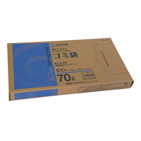 Ｇｏｏｎｏ BOX型ゴミ袋 薄手強化タイプ 乳白半透明70L 100枚 1箱 F847532