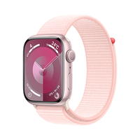 Apple Apple Watch Series 9(GPSモデル)- 45mm ピンクアルミニウムケースとライトピンクスポーツループ MR9J3J/A