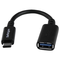 StarTech USB-C - USB-A 変換アダプタ 15cm ブラック USB31CAADP