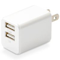 JTT USB充電器 ホワイト CUBEAC224WH