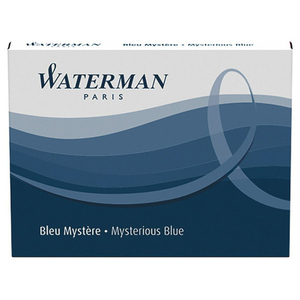 ウォーターマン カートリッジ STD23 ミステリアス ブルー(ブルーブラック) ｶ-ﾄﾘﾂｼﾞSTD23ﾐｽﾃﾘｱｽﾌﾞﾙ--イメージ1