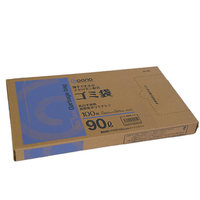 Ｇｏｏｎｏ BOX型ゴミ袋薄手強化タイプ乳白半透明90L100枚*4箱 1大箱(4箱) F847536