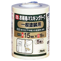 アサヒペン PCお徳用マスキングテープ 15×5巻入り (一般塗装用) AP9016002