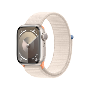 Apple Apple Watch Series 9(GPSモデル)- 41mm スターライトアルミニウムケースとスターライトスポーツループ MR8V3J/A-イメージ1