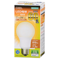 オーム電機 LED電球 E26口金 全光束810lm(7．3W一般電球タイプ) 電球色相当 LDA7L-G AG53