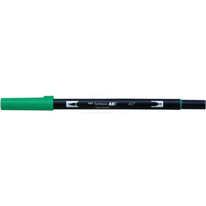 トンボ鉛筆 デュアルブラッシュペン ABT Tiki Teal F040000-AB-T407-イメージ1