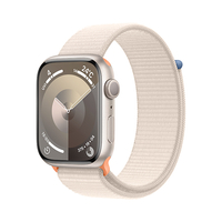 Apple Apple Watch Series 9(GPSモデル)- 45mm スターライトアルミニウムケースとスターライトスポーツループ MR983J/A