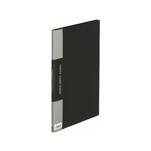 キングジム クリアーファイル カラーベース ハンディ A4 10ポケット 黒10冊 1箱(10冊) F836054-132CHｸﾛ-イメージ1