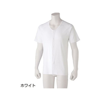 ケアファッション 半袖ホックシャツ(2枚組)(紳士) ホワイト M FCP527908986501
