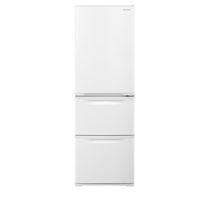 パナソニック 【左開き】365L 3ドア冷蔵庫 グレイスホワイト NR-C374CL-W-イメージ2