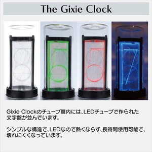 AZUREST AZUREST×GIXIE CLOCK ギクシークロック Wi-Fi ブラック M1912-015-BLK-W-イメージ5