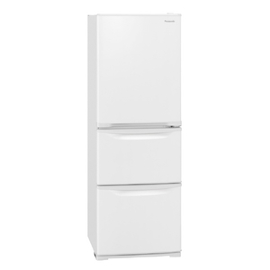 パナソニック 【右開き】335L 3ドア冷蔵庫 グレイスホワイト NR-C344C-W-イメージ2