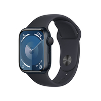 Apple Apple Watch Series 9(GPSモデル)- 41mm ミッドナイトアルミニウムケースとミッドナイトスポーツバンド - M/L MR8X3J/A