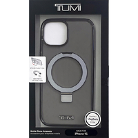 TUMI iPhone 15用リングスタンド付き 背面ケース BLACK TUHMP15SSSFK