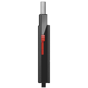 バッファロー USB3．2(Gen1) ポータブルSSD スティック型(500GB) ブラック SSD-PUT500U3-BKC-イメージ6
