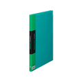 キングジム クリアーファイル カラーベース A4タテ 20ポケット 緑 10冊 1箱(10冊) F836059-132Cﾐﾄ