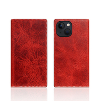SLG Design iPhone 13 mini用ケース Badalassi Wax case レッド SD22093I13MNRD