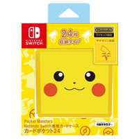 マックスゲームズ Nintendo Switch専用カードケース カードポケット24 ポケットモンスター ピカチュウ HACF02PMPI