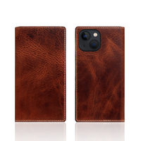 SLG Design iPhone 13 mini用ケース Badalassi Wax case ブラウン SD22094I13MNBR
