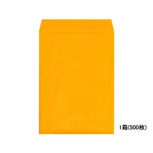 イムラ封筒 角2カラークラフト封筒 オレンジ 500枚 1箱(500枚) F803866-K2S-424-イメージ1