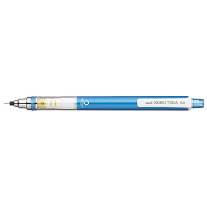三菱鉛筆 シャープペン クルトガ 0.3mm ブルー F866714-M34501P.33-イメージ1