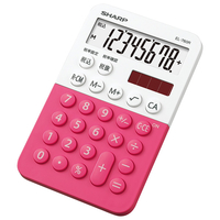 シャープ ミニナイスサイズ電卓 ピンク系 EL760RPX