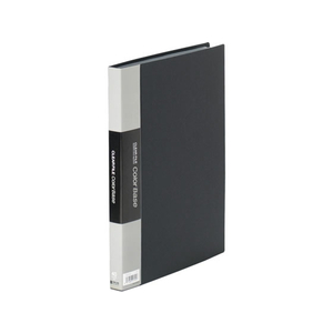 キングジム クリアーファイル カラーベースW A4タテ 40ポケット 黒 10冊 1箱(10冊) F836062-132CWｸﾛ-イメージ1