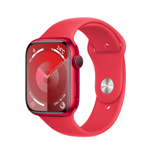 Apple Apple Watch Series 9(GPS + Cellularモデル)- 45mm (PRODUCT)REDアルミニウムケースと(PRODUCT)REDスポーツバンド - M/L MRYG3J/A-イメージ1