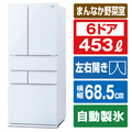 アイリスオーヤマ 453L 6ドア冷蔵庫 ホワイト IRGN-C45A-W