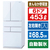 アイリスオーヤマ 453L 6ドア冷蔵庫 ホワイト IRGN-45A-W-イメージ1